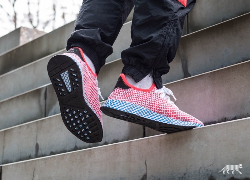 Adidas deerupt runner solar red e amp; bluebird hotsell